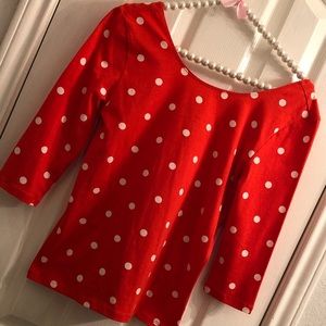 Polka Dot Blouse